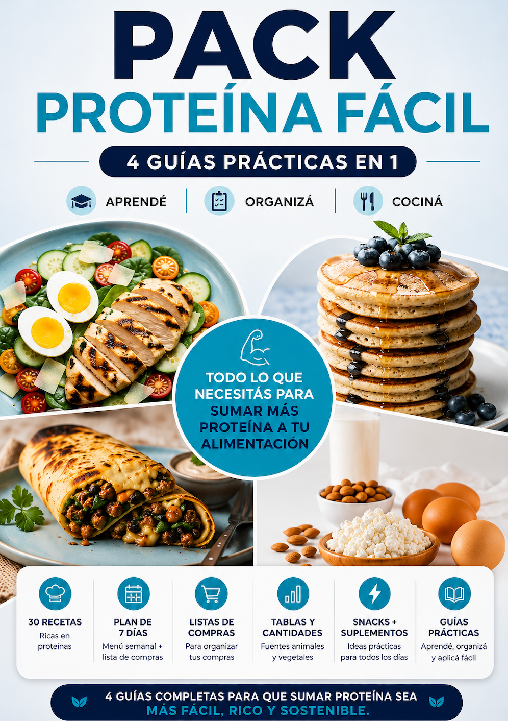 💪 PACK PROTEÍNA FÁCIL — TODO EN UNO